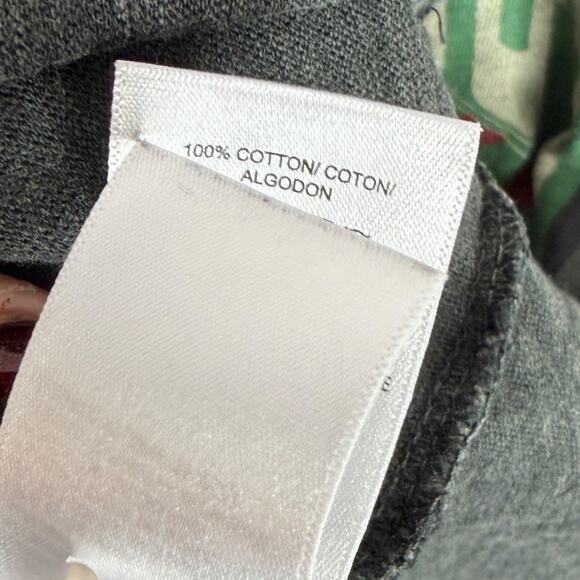 Lucky Brand Psyched Out Santa Tee T-Shirt Graphic Christmas Black Gray Men Small - Picture 5 of 8